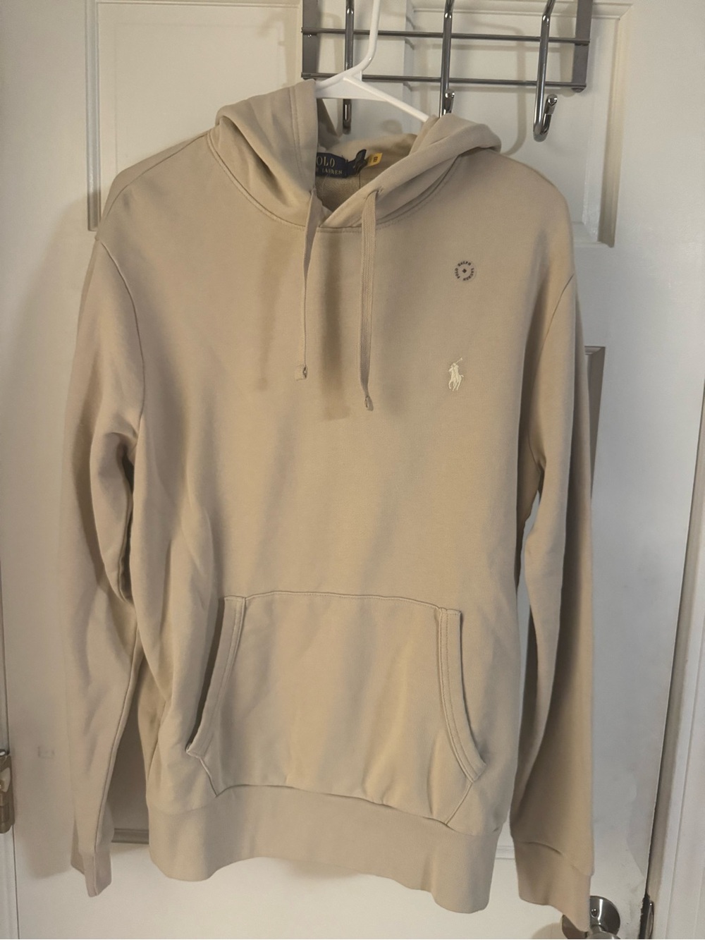 Polo Ralph Lauren Men's Hoodie Size Medium NWT Beige